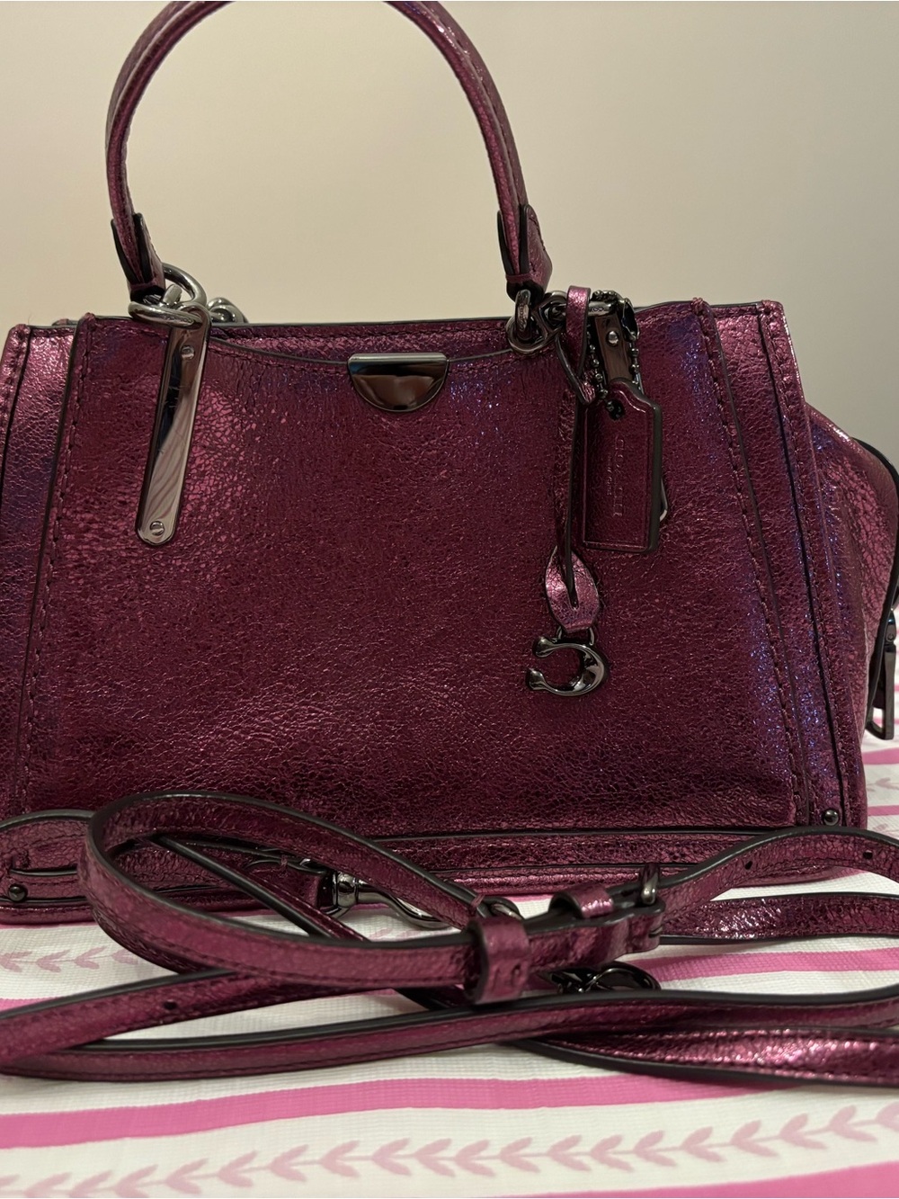 COACH Dreamer 21 Mini Metallic Pre loved